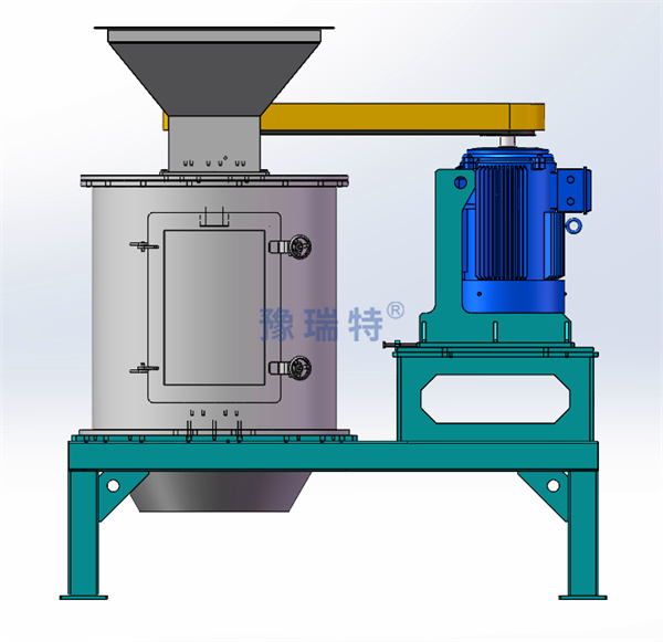 粉碎机正视图